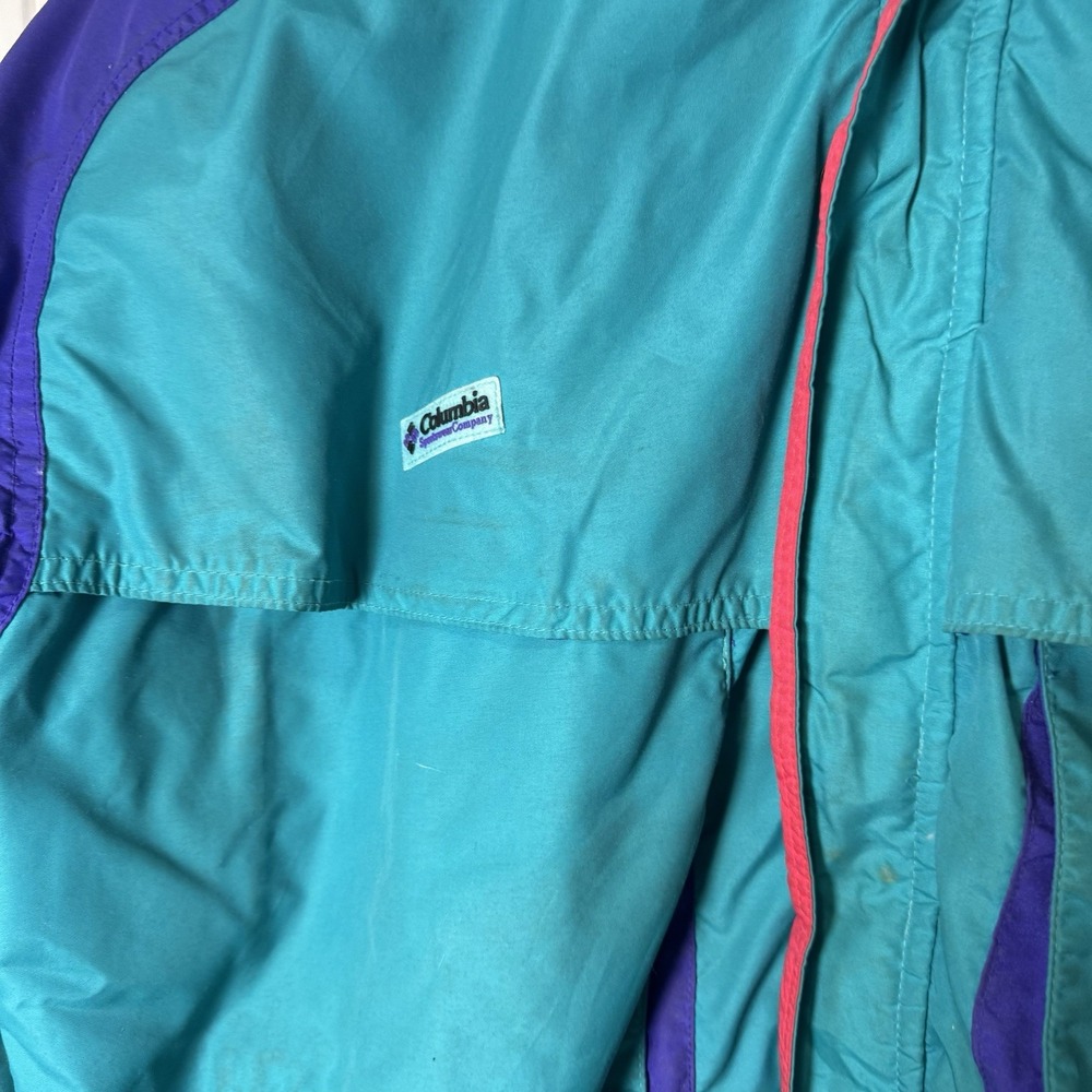 Columbia Men's Purple Blue/Red Powder Keg Radial Sleeve Winter Jacket Size XLT - Picture 5 of 10
